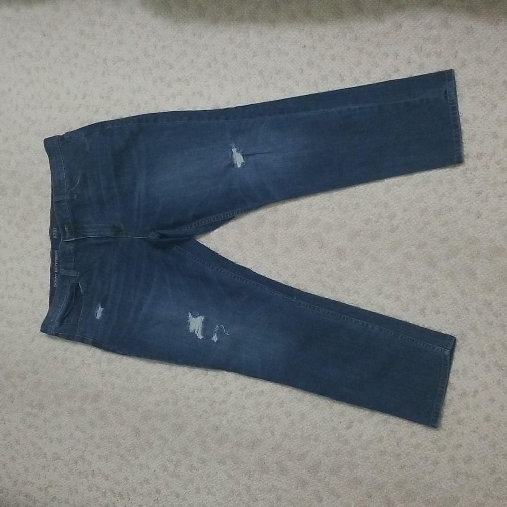 a.n.a Skinny boyfriend jeans 27" inseam Sz 14/16
